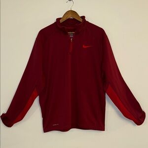 Nike Crimson Half-Zip Pullover Thermal Wear